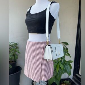 Zara Pink Plaid Skort